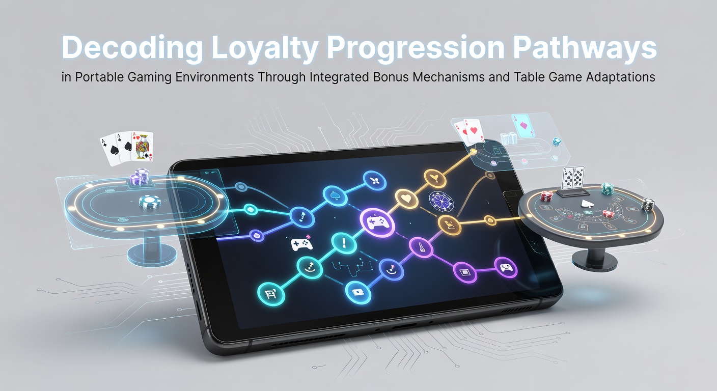 Mobile gaming interface displaying loyalty tier progression with bonus indicators and adapted table game options