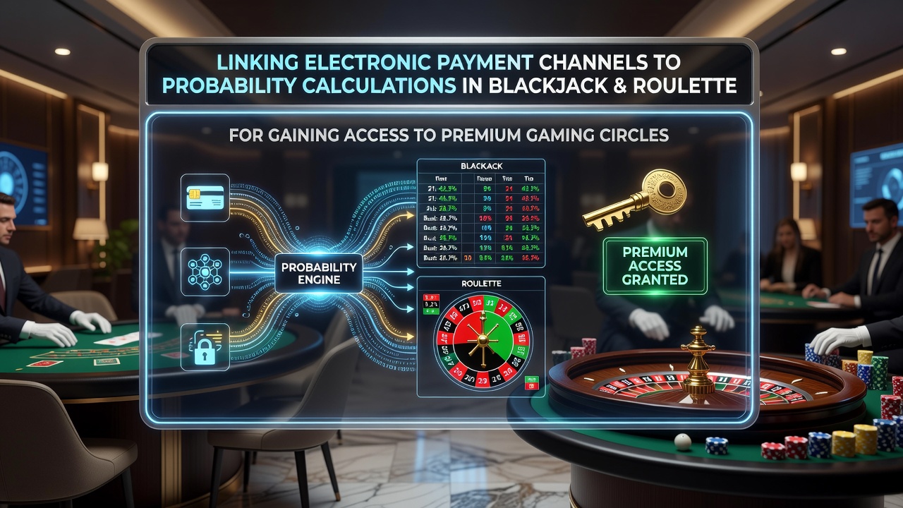 Electronic payment interface connected to blackjack and roulette probability tracking systems in a casino app environment